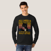 All I Need Is Coffee and My Books It Is Too People Tシャツ (正面フル)