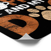 All I Need Is Coffee And My Dog Funny Dogs Lover ポスター (角)