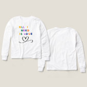 All I Need is Love (デザイン 正面＆背面)