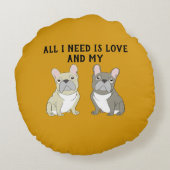 All I need is love and my ラウンドクッション (裏面)