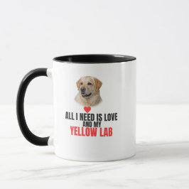 All I Need Is Love and My Labrador Mug マグカップ