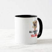 All I Need Is Love and My Labrador Mug マグカップ (正面右)