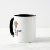 All I Need Is Love and My Vizsla Coffee マグカップ (正面左)