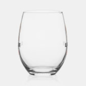 All I Need Is Love and My Vizsla Stemless ステムなしワイングラス (左)