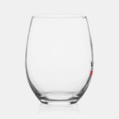 All I Need is Love-Customized Boykin Spaniel  ステムなしワイングラス (右)