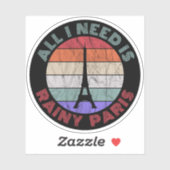 All I Need Is Rainy Paris シール (シート)