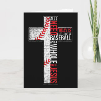 All I Need Is Sell And Jesus Christian Cross Faith カード