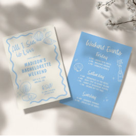 All I Sea is Love Bachelorette 招待状