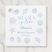 All I Sea Is Love Bridal Shower  フェイバータグ (正面)
