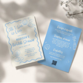All I Sea is Love Bridal Shower 招待状
