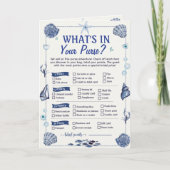 All I Sea Is Love Bridal Shower Wedding 4 Games  招待状 (正面)