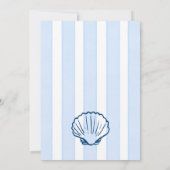 All I sea is love seashells bridal shower 招待状 (裏面)
