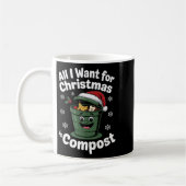 All I Want Comst Zero-waste Christmas Environmenta コーヒーマグカップ (左)