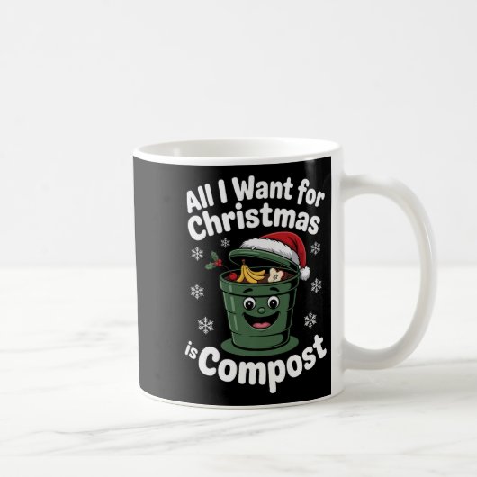 All I Want Comst Zero-waste Christmas Environmenta コーヒーマグカップ (右)