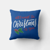 All I want for Christmas クッション (裏面)