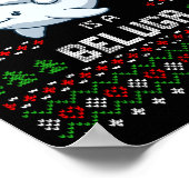 All I Want For Christmas Is A Beluga Whale Ugly Xm ポスター (角)