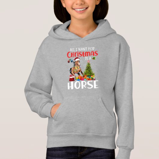 All I Want For Christmas Is A Horse Funny Horse (正面)