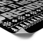 All I Want For Christmas Is A New President Ugly C ポスター (角)