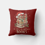 All I Want for Christmas is Books クッション (裏面)