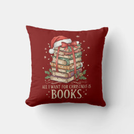 All I Want for Christmas is Books クッション