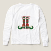 All I Want For Christmas Is Food And Silence T-Shi (デザイン背面)