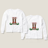 All I Want For Christmas Is Food And Silence T-Shi (デザイン 正面＆背面)