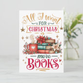 All I Want for Christmas Is More Books シーズンカード (スタンド正面)