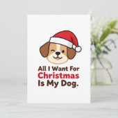 All I Want for Christmas Is My Dog Art シーズンカード (スタンド正面)