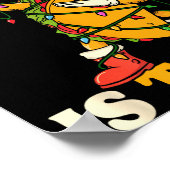 All I Want For Christmas Is Tacos Funny Dabbing Me ポスター (角)
