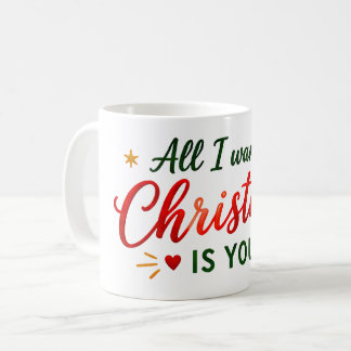 All I Want for Christmas Is You コーヒーマグカップ