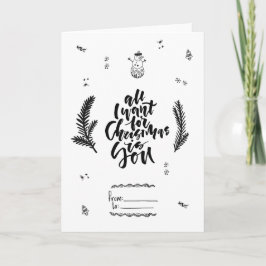 All I Want for Christmas is you シーズンカード