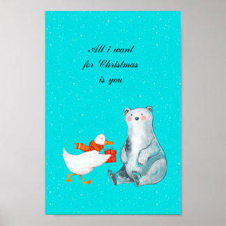 All I want for Christmas is you ポスター