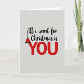 All I Want For Christmas Is You Card カード (正面)