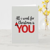 All I Want For Christmas Is You Card カード (黄色い花)
