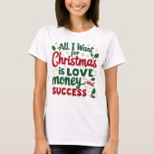 All I Want for Christmas T-Shirt Tシャツ (正面)