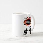 All Inトランプのポーカー勝者 コーヒーマグカップ (正面右)