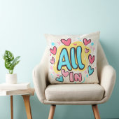 「All In」グラフィティ・スタイル クッション (椅子)