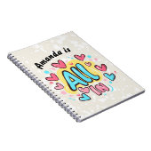 「All In」グラフィティ・スタイル ノートブック (右側)