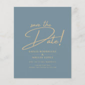 All-in-1シーエレガントガラスティール(緑がかった色)金ゴールド結婚のQR cd (正面)