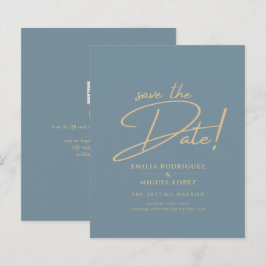 All-in-1シーエレガントガラスティール（緑がかった色）金ゴールド結婚のQR cd