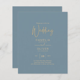 All-in-1シーエレガントガラスティール（緑がかった色）金ゴールド結婚のQR cd