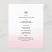 All-in-1 Pink Photo グラデーション OverlayのQR結婚コード (裏面)