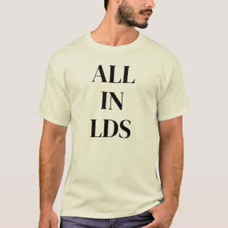 All In LDS™メンズカラー、スタイルTシャツ Tシャツ