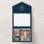 All-in-One 結婚's Thank You/Holiday Card/Envelope オールインワン招待状 (内側)