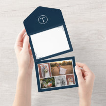 All-in-One 結婚's Thank You/Holiday Card/Envelope