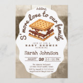 All in One Adding S'more To Love ベビーシャワー 招待状 (正面)