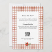 All in One Baby Q Barbecue Baby Shower Invitation 招待状 (裏面)