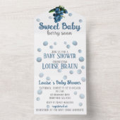 All in One Baby Shower Invite オールインワン招待状 (内側)