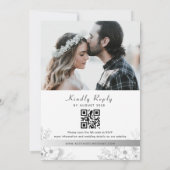 All in One Dusty Blue結婚's QR Code 招待状 (裏面)