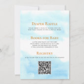 All In One Here Comes The Son Baby Shower 招待状 (裏面)